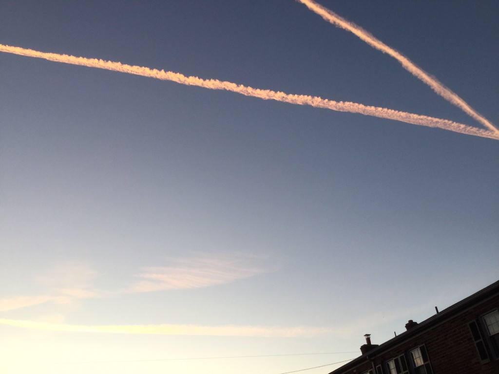 Morning Contrails by allie912