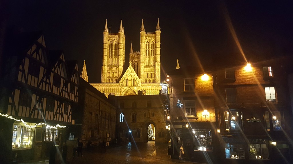 Lincoln Cathedral from the Tapas Bar by suzanne234
