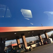 18th Dec 2017 - Gas Station Reflection