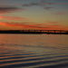 Sunset, Ashley River at the Battery, Charleston, SC by congaree