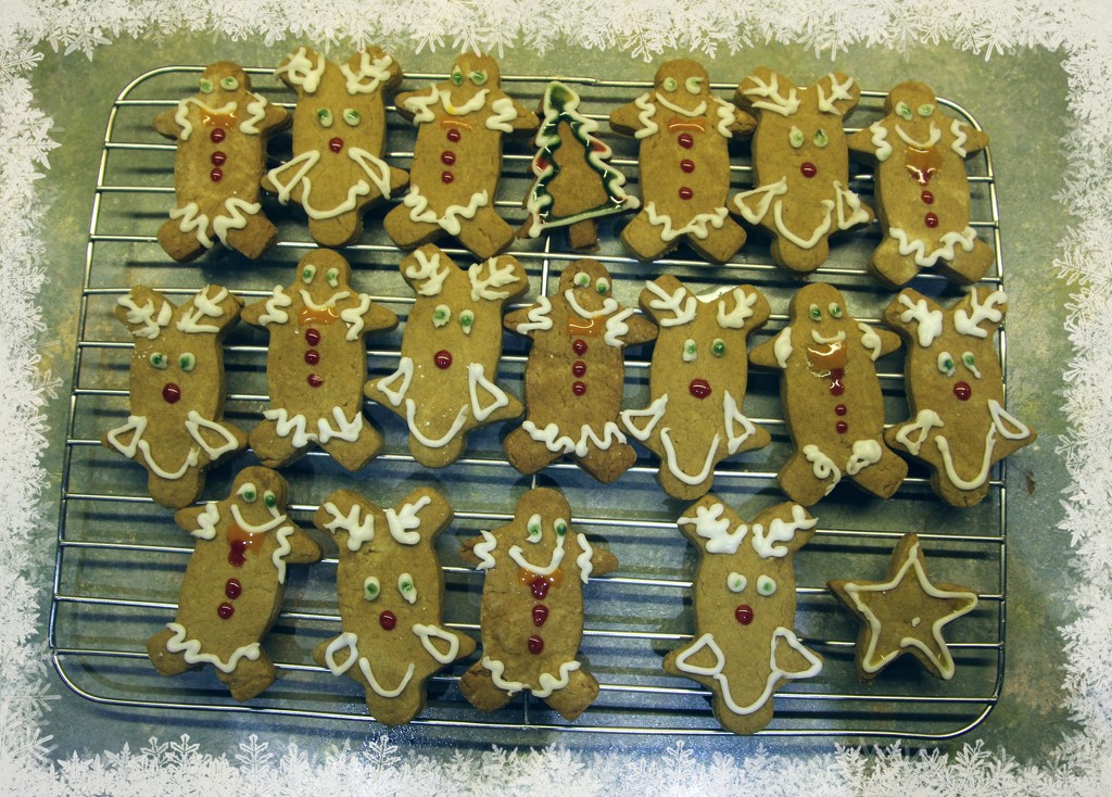 Christmas reindeer etc by busylady
