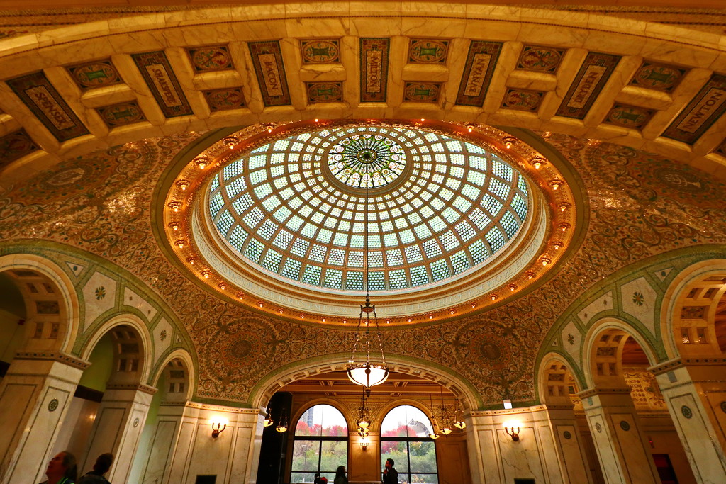 Ceiling and Tiffany Dome by terryliv