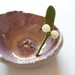 a bowl with a sprig of mistletoe by quietpurplehaze