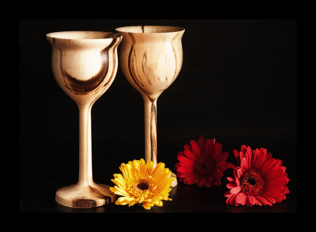 Goblets and Gerberas by fbailey