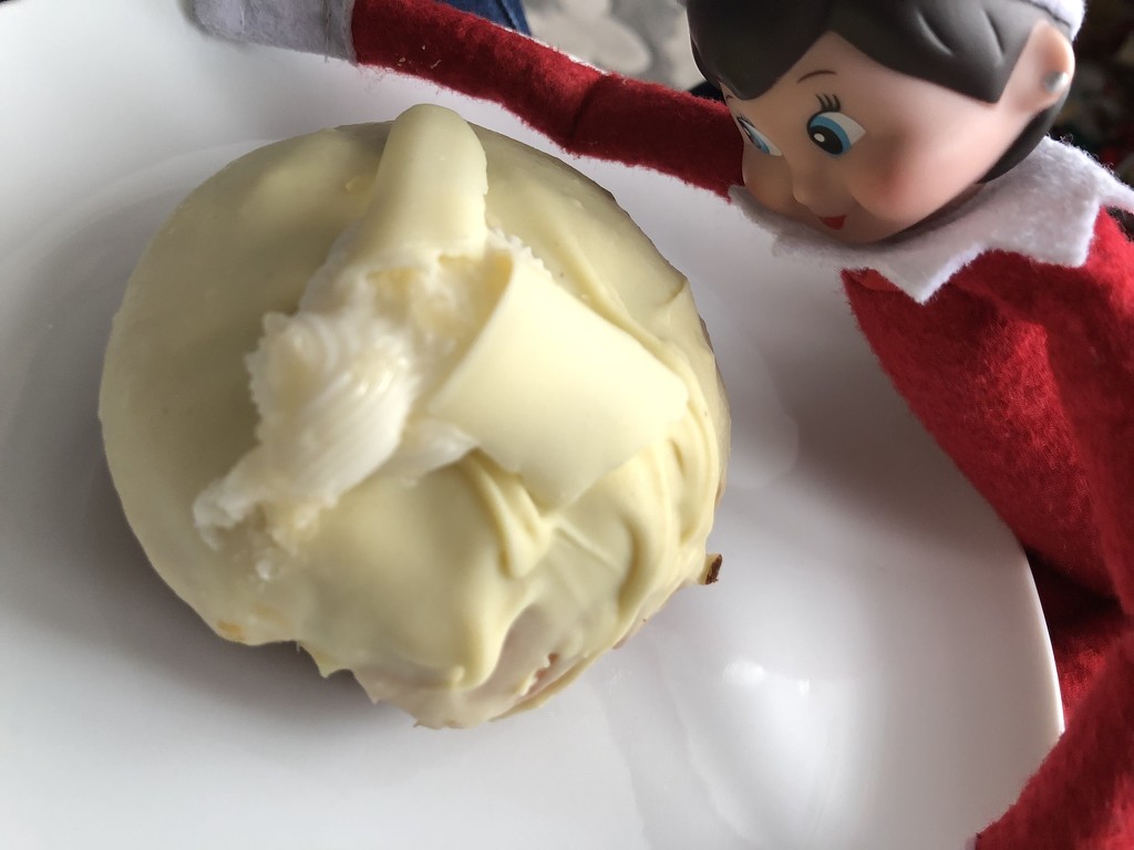Elf Running in for The Champagne Doughnut! by bizziebeeme