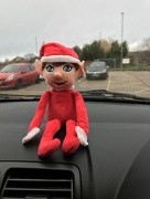 24th Dec 2017 - The Elf In The Car