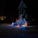 Christmas Lights WIth Snowman by rminer