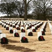 22nd Dec 2017 - Veterans Cemeteries At Christmas