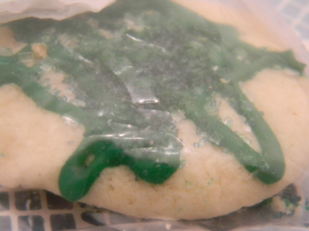 Closeup of Sugar Cookie in Bag by sfeldphotos
