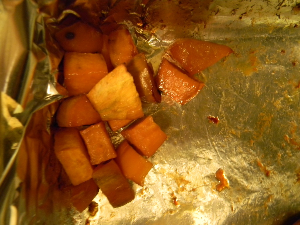 Sweet Potatoes in Tray by sfeldphotos