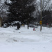 Snow Covered Neighborhood by gaylewood