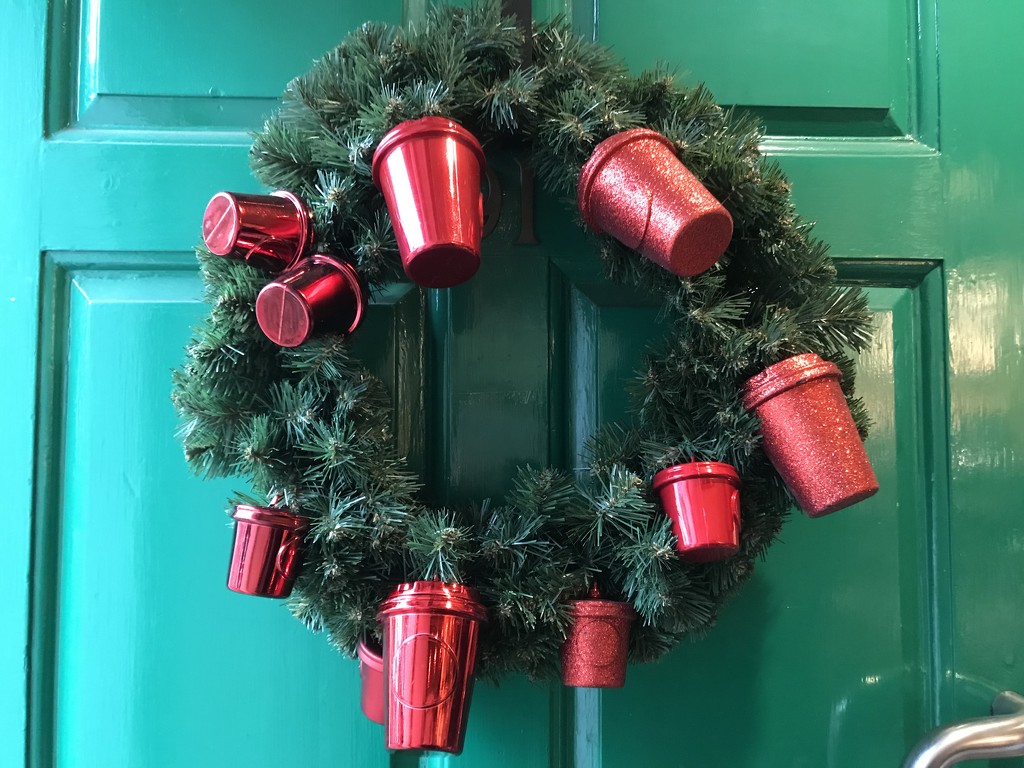 Starbucks wreath by emma1231