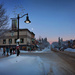 Downtown Rossland at sunset by kiwichick
