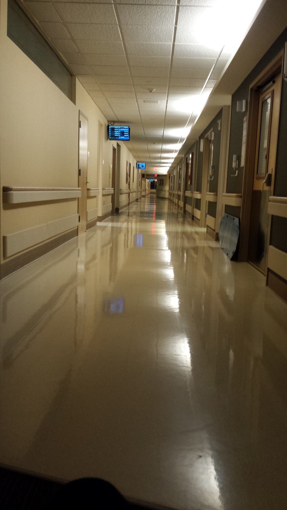 Hospital hallway  by caitnessa