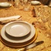 Golden table for new year’s eve.  by cocobella