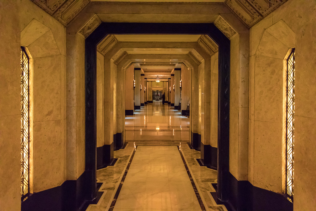 Cathay Hotel Hallway by jyokota