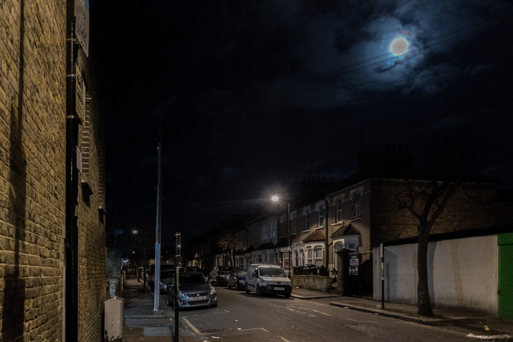 January 1 2018 - Full Moon Over Leyton by billyboy