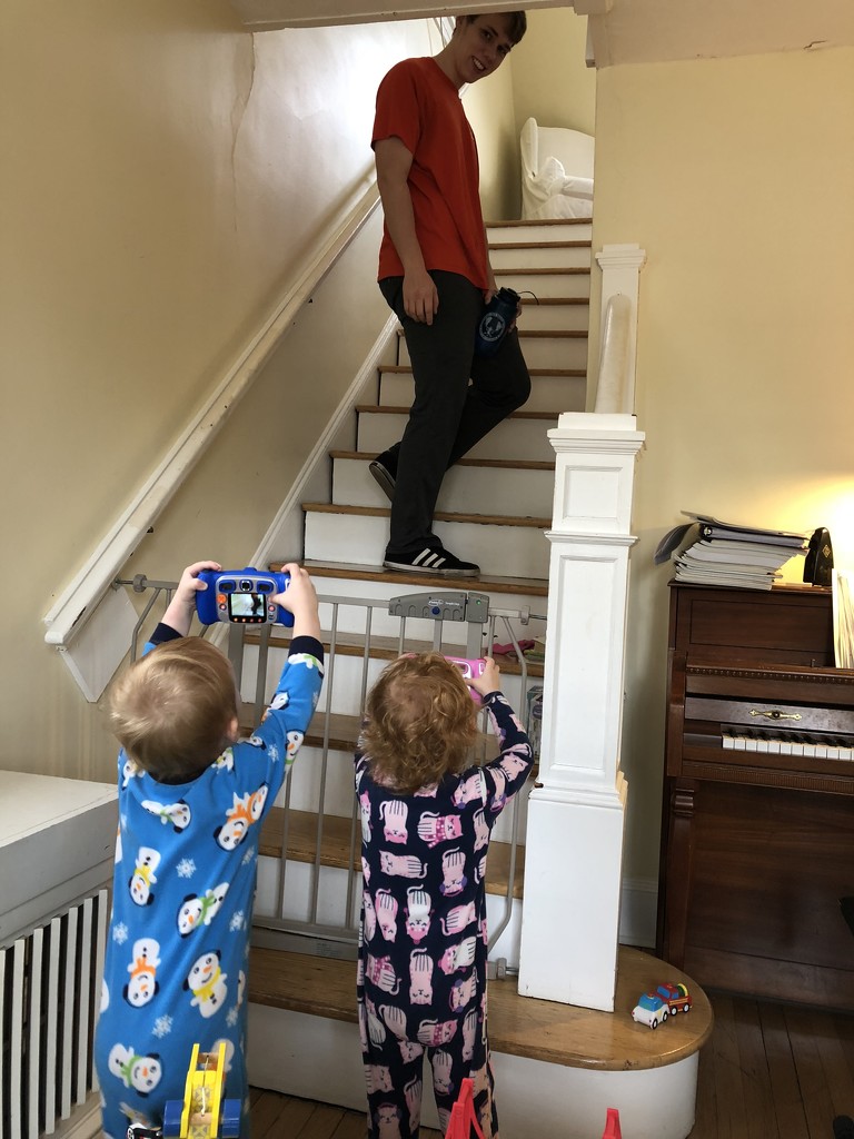 Evading the ever-present toddler paparazzi! by shesnapped