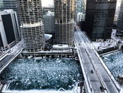 6th Jan 2018 - Marina City from Our Hotel Room