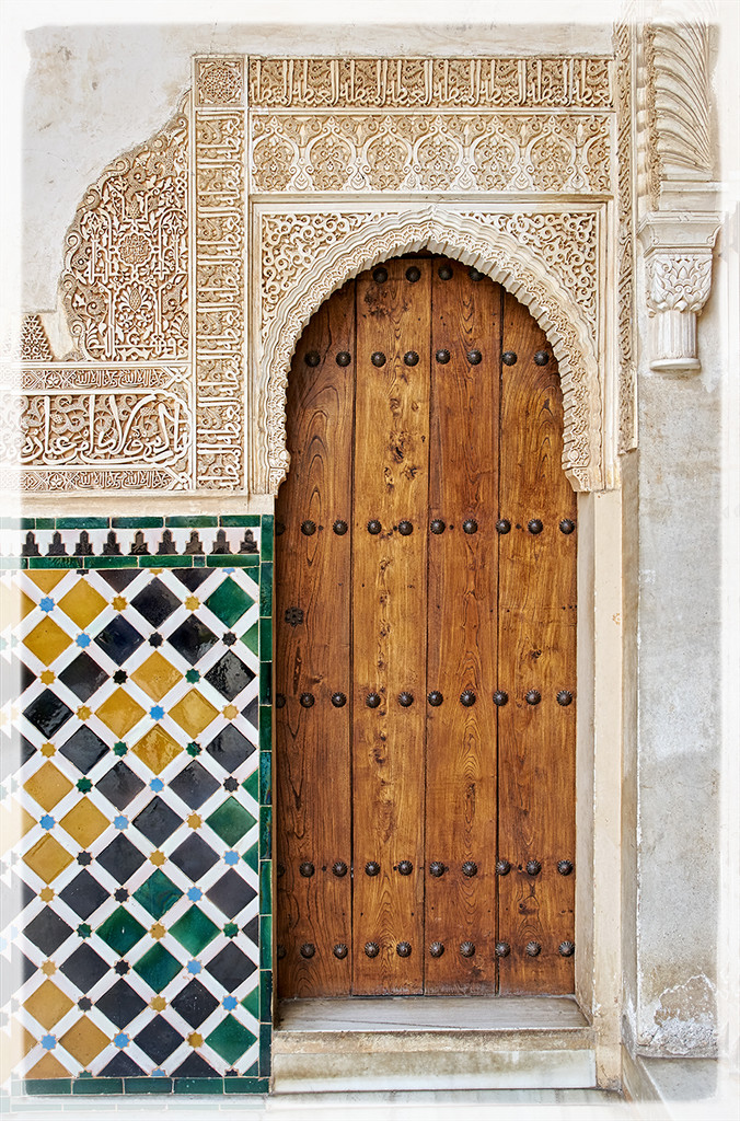 Wood, Tile, and Carving at Alhambra by gardencat