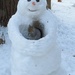 Frosty the squirrel feeder. by maggie2