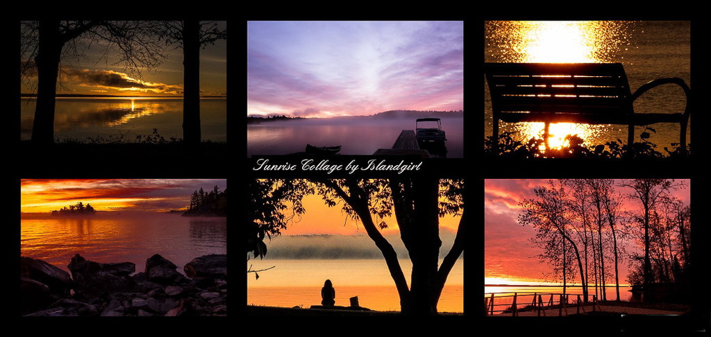 Sunrise Collage by radiogirl