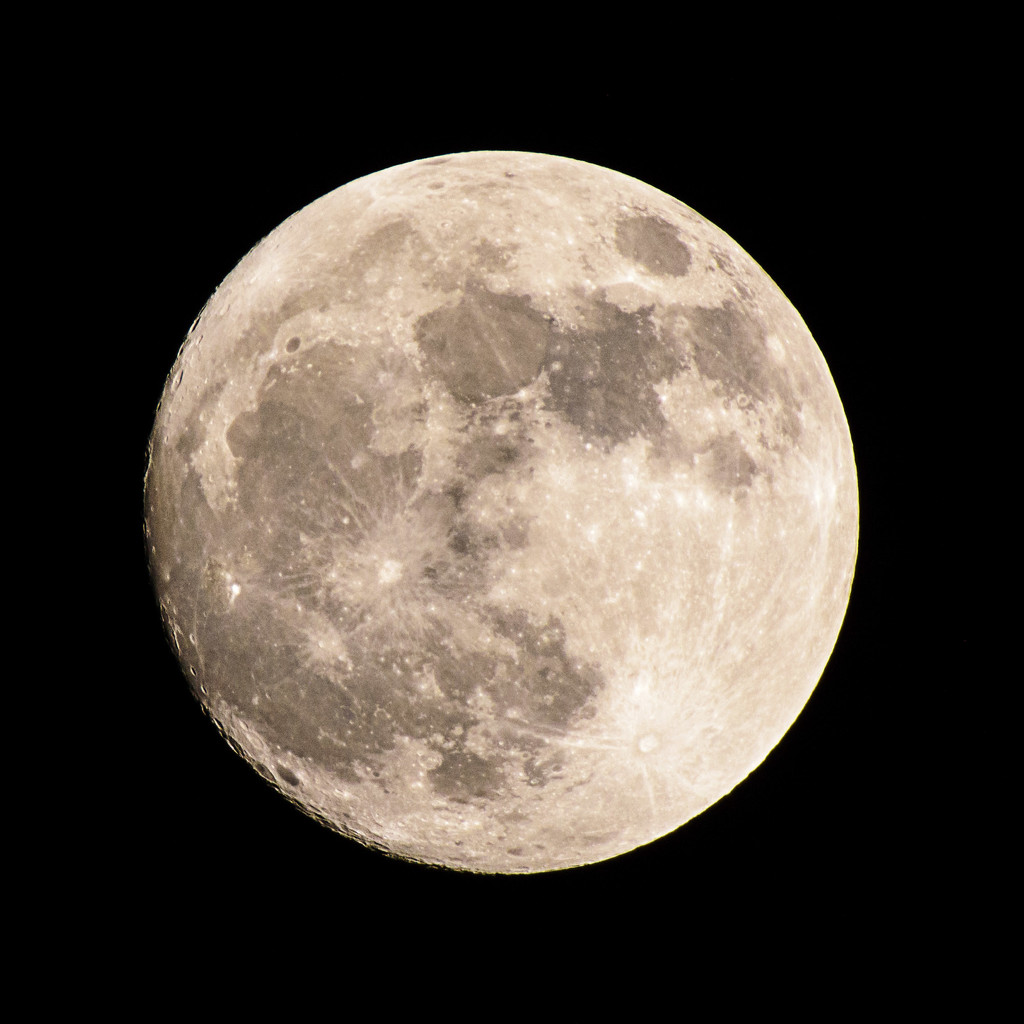 End of 2017 - (Nearly) Full Moon by jeffjones