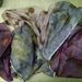 More ecoprinted and natural-dyed silk scarves by cpw