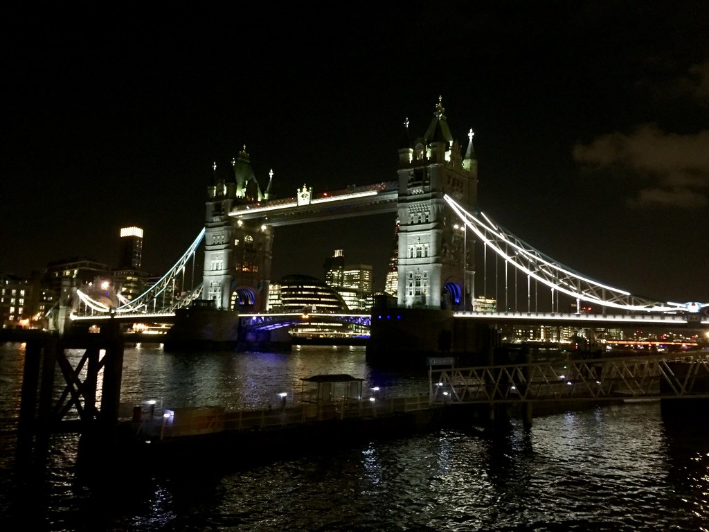 Tower Bridge At Night by gillian1912