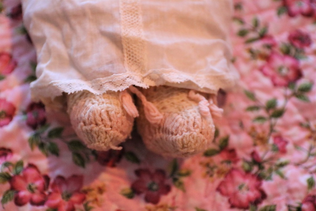 pink booties by edorreandresen