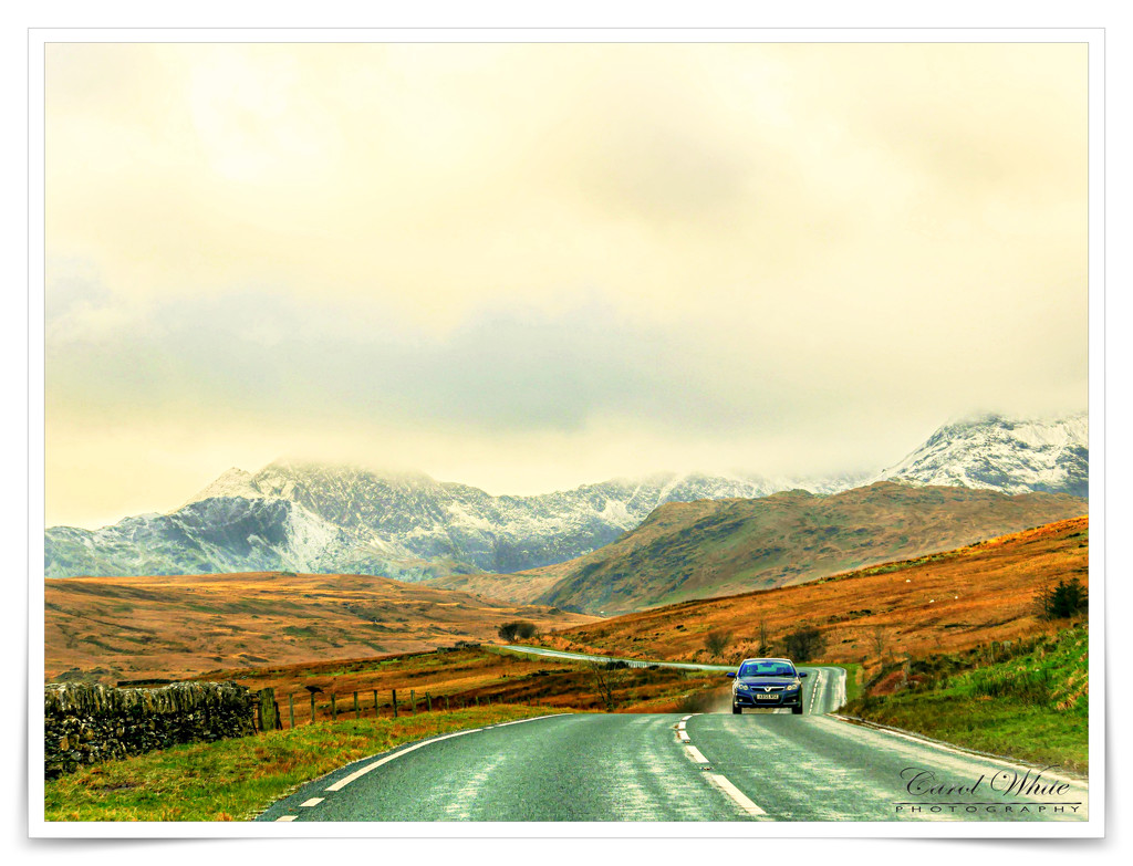 The Road Ahead,Snowdonia by carolmw