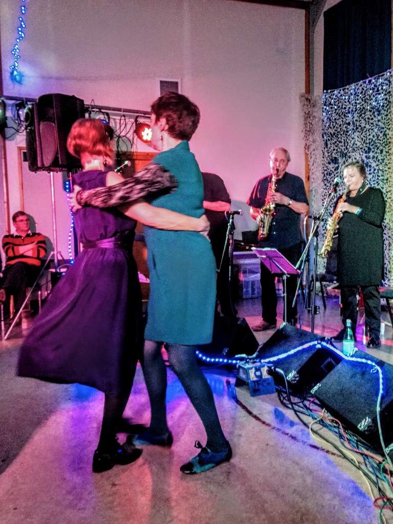 Dancing to Blowzabella in Baltonsborough village hall by boxplayer