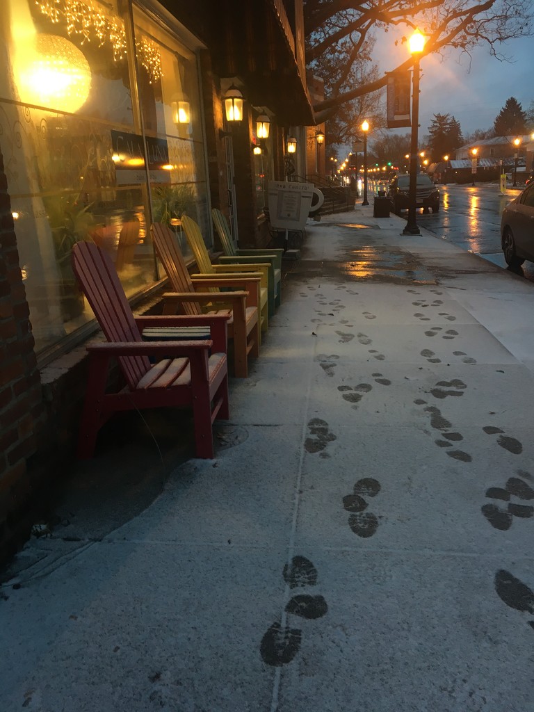 Footprints on State St. by ggshearron