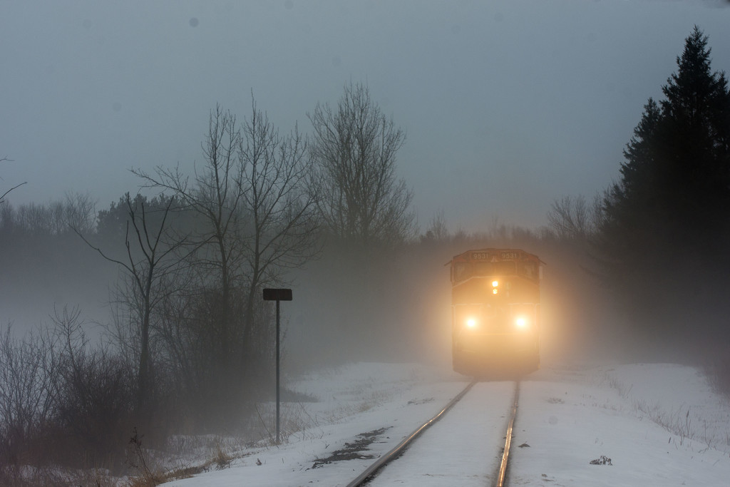 Ghostly Train by farmreporter