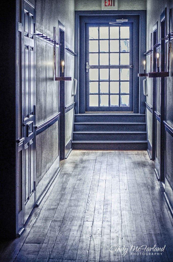 The Blue Hallway by cindymc