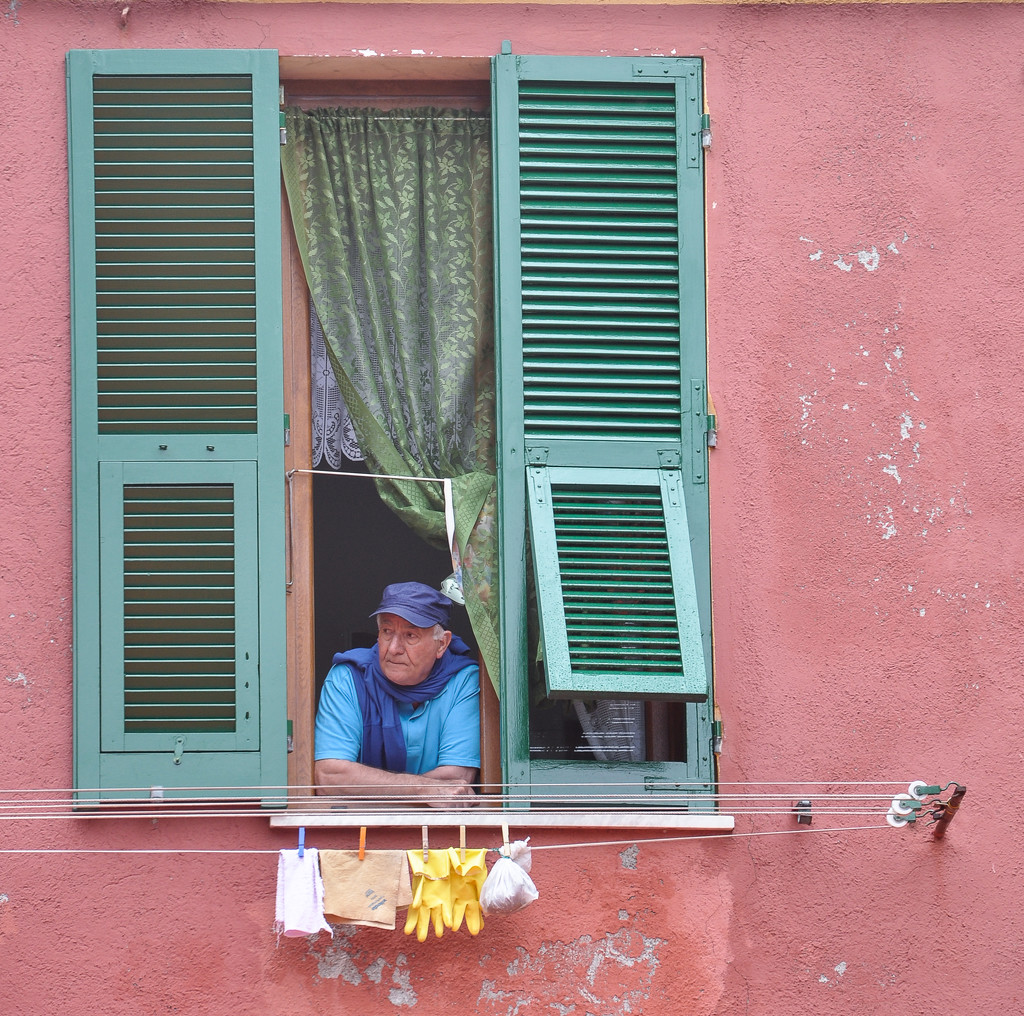 Man in a window by brigette