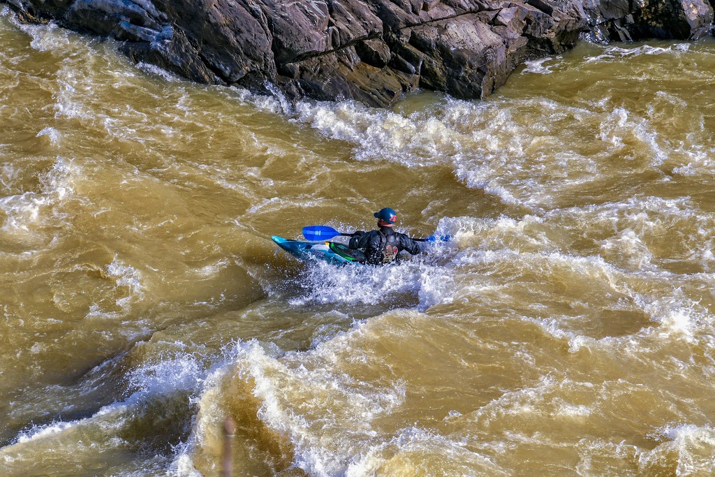 Challenging the rapids by danette