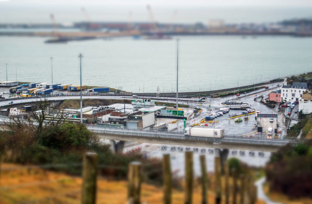 Dover Docks - Tilt shift by fbailey