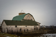 21st Jan 2018 - white barn green roof