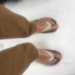Sandals and snow (from 32 degrees to snow) by richard_h_watkinson