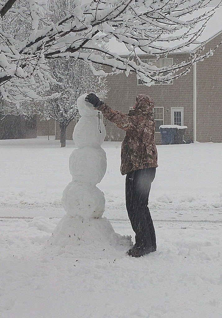 Big Snow Man by homeschoolmom