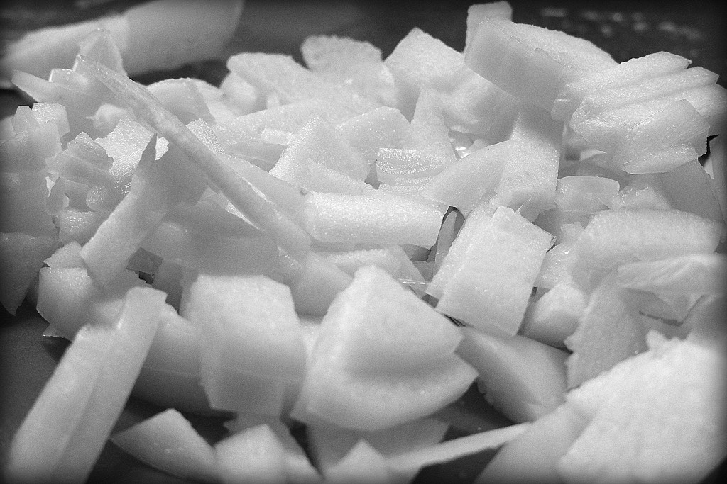 Chopped garlic by homeschoolmom
