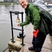Ringing the bell for the Shepperton ferry by boxplayer