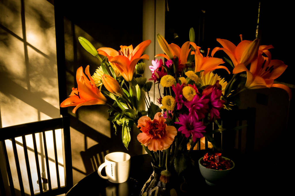 Happy Birthday Me (Flowers from Husband, Lens came a few days later) by darylo