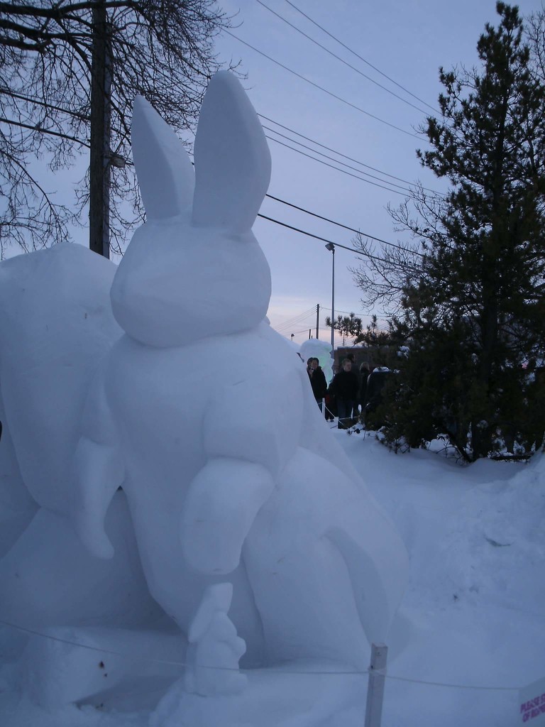 Snow Rabbit by bkbinthecity