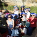 Australia Day brolly-hats at Loch Ard Gorge by gilbertwood