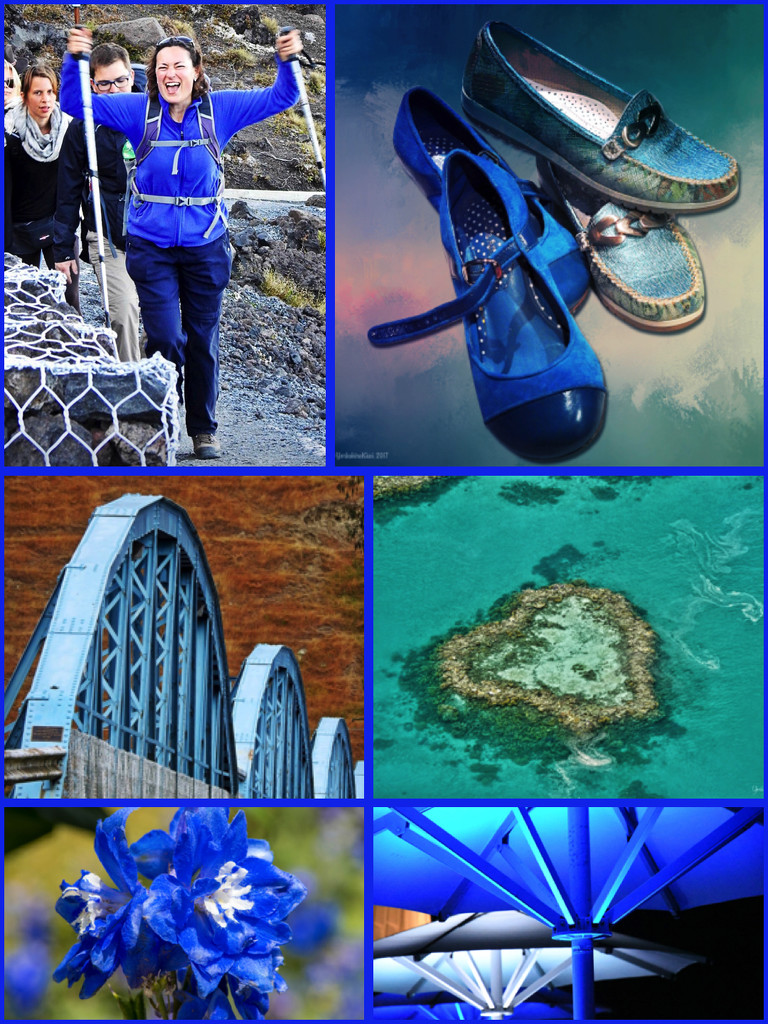 Blue Collage by yorkshirekiwi