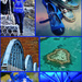 Blue Collage by yorkshirekiwi