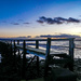 Culross pier at dusk by frequentframes