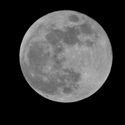 31st Jan 2018 - Blue Moon (2nd full moon of January 2018)